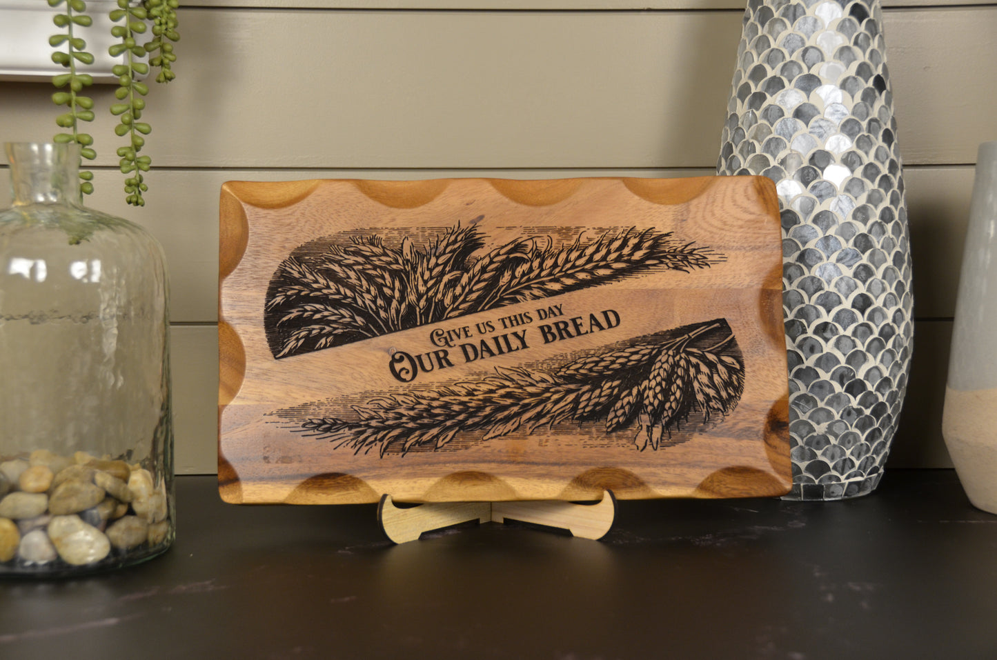 Breadboard "Give Us This Day Our Daily Bread"