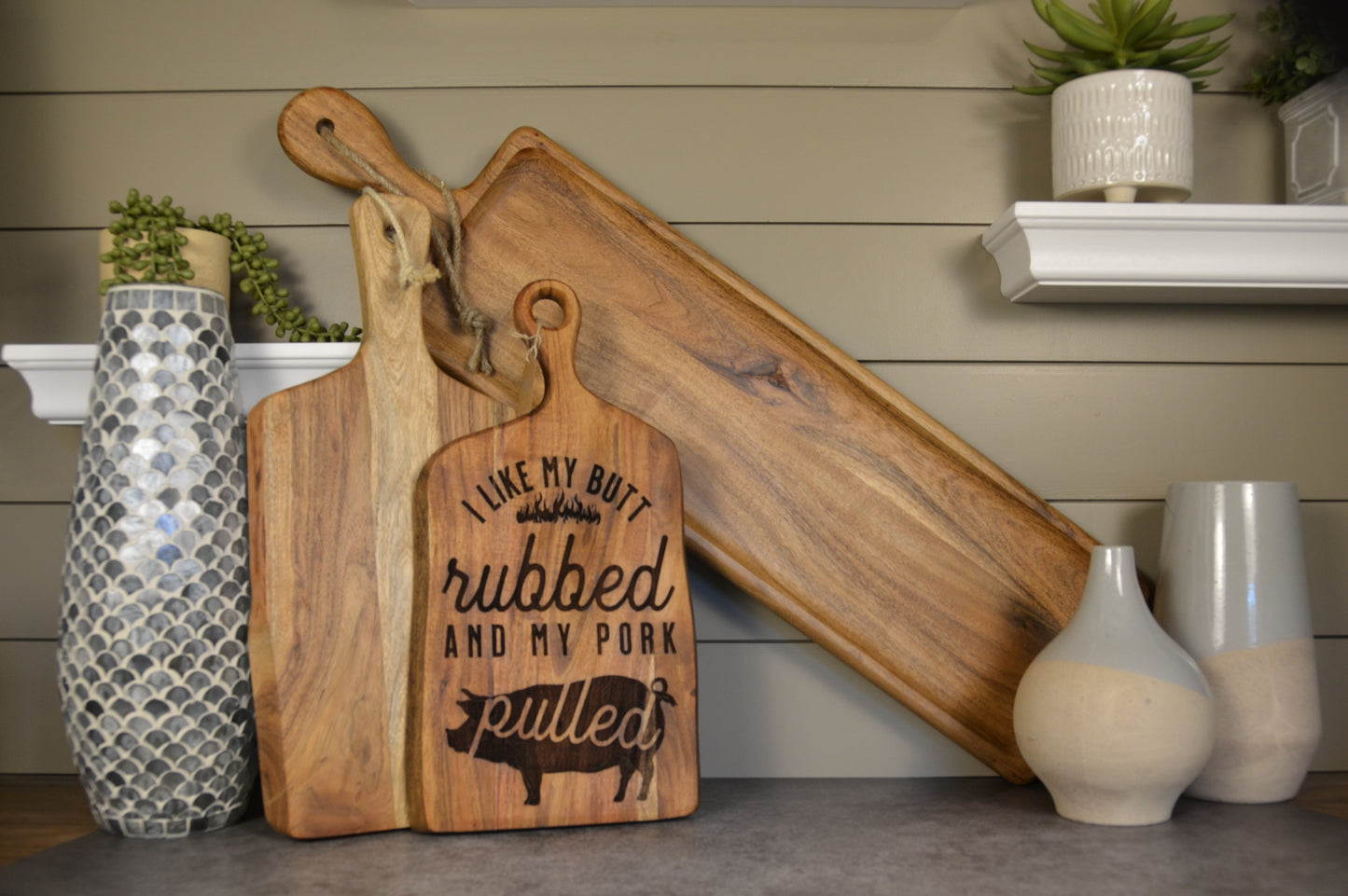 Cutting Board "Butt Rubbed" Decor