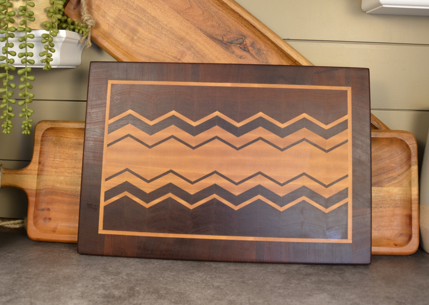 Chevron Butcher Block