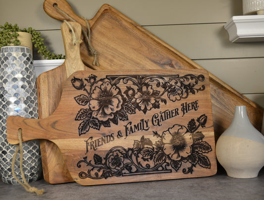 Friends and Family Cutting Board
