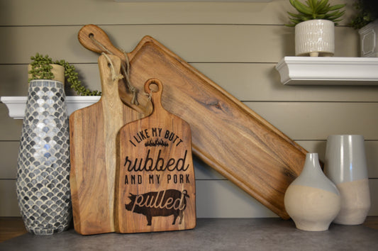Cutting Board "Butt Rubbed" Decor
